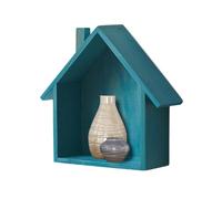 Scatola a Forma di Casa | Espositore da Parete a Forma di Casa | Decorazione per Scaffale Decorativo Carina per vivaio, Pannello di Casa Farm con Design Unico
