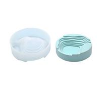 Scatola a gradini in elastomero per uso alimentare Materiali artigianali a ruota libera Dimensioni dense Processo di demolizione facile Piccolo silicone Jewelry Planner Cast