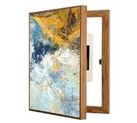 Scatola a muro， Coperchio decorativo for contatore elettrico interno Nascondi bancone Coperchio decorativo moderno Scatola elettrica Contatori for scatole Copertura Decorazione Dipinti, Legno(Wood,40x