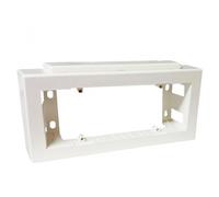 Scatola a parete portafrutti Arnocanali Minikappa 6/7 Posti Bianca SPL506.3