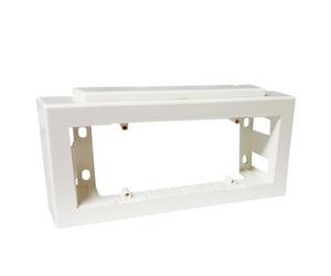 Scatola a parete portafrutti Arnocanali Minikappa 6/7 Posti Bianca SPL506.3