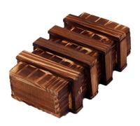 Scatola a scomparto segreto in legno, oggetti di scena divertenti, spazio educativo nascosto per bambini e ragazzi