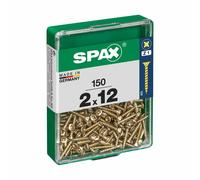 Scatola a viti SPAX 4081020200122 Vite per legno Testa piatta [2 x 12 mm] [2,