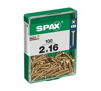 Scatola a viti SPAX 4081020200162 Testa piatta 2 x 12 mm 2 x 16 mm 2,0 x 16 m
