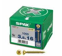 Scatola a viti SPAX Yellox Z2 Testa piatta 3,5 x 16 mm 1000 Unidades