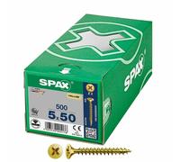 Scatola a viti SPAX Yellox Z2 Testa piatta 5,0 x 50 mm 500 Unità