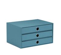 Scatola A4 3cassetti C/asola 250x343x185 Soho Blu Denim 15
