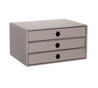 Scatola A4 3cassetti C/asola 250x343x185 Soho Grigio Taupe 49