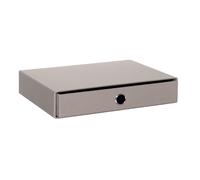 Scatola A4 Cassetto C/asola Soho Grigio Taupe 49