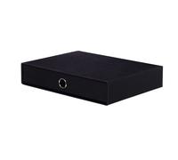 Scatola A4 Cassetto C/asola Soho Nero 70