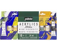 Scatola Acrylics Studio 10 Tubi 20 Ml Con Pennello