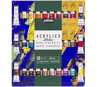 Scatola Acrylics Studio 30 Tubi 20 Ml Con Pennello