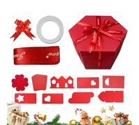 Scatola Album Foto Fai Da Te,Forniture per Incarto Nuziale Riutilizzabili a 8 Strati | Album Fotografico Fatto a Mano,per Organizzatori di Feste Eventi Coppie Compleanno San Natale Baby