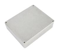 Scatola Alluminio Argento Contenitore Strumento Versatile Facile da Forare e Ver