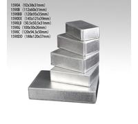 Scatola Alluminio Argento Contenitore Strumento Versatile Facile da Forare e Ver