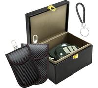 Scatola anti - RFID chiave auto set con custodia RFID, custodia blocco segnale protezione RFID di sicurezza chiave telecomando auto accesso senza chiave telecomando controllo distanza di hacking, con