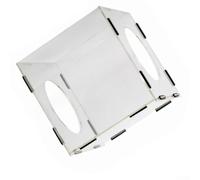 Scatola antipolvere per levigatura e incisione, cappuccio trasparente in acrilico con 2 fori, copertura antipolvere rimovibile per utensili elettrici (200 x 180 x 300 mm) (200 x 200 x 200 mm)