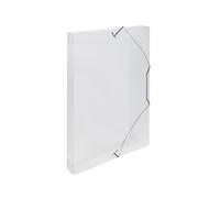 Scatola archivio A4 con elastico trasparente