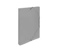 Scatola archivio A4 in plastica con elastico fumé