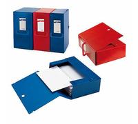 Scatola Archivio Big 120 250X350Mm Blu C/Maniglia Sei Rota