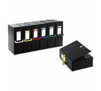 Scatola Archivio Big Next 120 Nero/Blu 25X35Cm Dorso 12Cm
