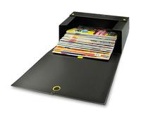 Scatola archivio Big Next - dorso 12 cm - 25x35 cm - nero/bianco - Sei Rota