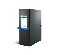 Scatola Archivio Big Next 160 Nero/Blu 25X35Cm Dorso 16Cm