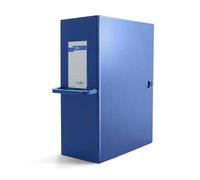 Cartella portaprogetti con bottone Sei Rota Big - dorso 20 cm blu - 26x36 cm 680