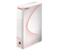 Scatola Archivio Boxi 80 Esselte - Dorso 8 - 25x35 cm - 128003 (Bianco e Rosso C