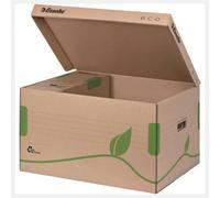 Scatola archivio Esselte ECOBOX container per Boxy 80/100 avana/verde 34,5x24,2x