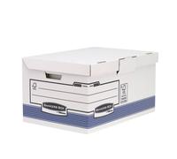 Scatola archivio Fellowes Box System MAXI 29,3x54,5x37,8 cm blu/bianco 1141501