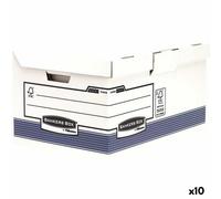 Scatola Archivio Fellowes Maxi Azzurro Bianco 31 x 39 x 56 cm 10 Unità