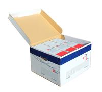 Scatola Archivio ST-Box Starline - 37,5x26,5x43 cm - 8800.1903 (Bianco e Blu Con