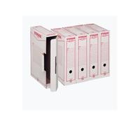 Scatola archivio Storage - A4 - 8,5 x 31,5 x 22,3 cm - bianco e rosso - Esselte
