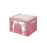 Scatola armadio 50x40x33 cm doppia cerniera e scritta malva