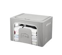 Scatola armadio 60x42x40 cm doppia cerniera e scritta grigio