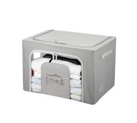 Scatola armadio 60x42x40 cm doppia cerniera e scritta grigio
