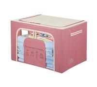 Scatola armadio 62x44x40 cm doppia cerniera e scritta malva viola