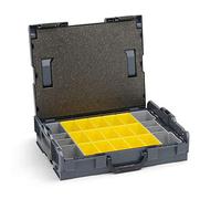 Scatola Assortimento Plastica Pieghevole L Scatola 102 Incl. Divisori per Scatola B3 + Deckenpolster Cassetta Porta Oggetti Viti Ideale Cassetta Degli Attrezzi Vuota