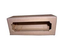 SCATOLA astuccio in cartone per 3 vasi miele da 130 g (marrone) - Conf. da 6 pezzi