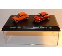 Scatola Atlas Duo 2 IN Metallo Uh Ho 1/87 Renault 5 R5 TL 1972 + R5 Turbo 1980