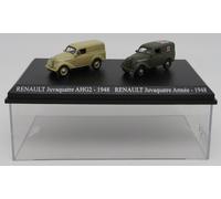 Scatola Atlas Duo 2 IN Metallo Uh Ho 1/87 Renault Juvaquatre 1948 + Armee Cross