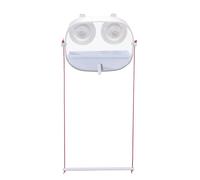 Scatola automatica per esche per uccelli di grande capacità, ventosa a spirale con timer intelligente per la decorazione del giardino/patio