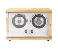Scatola Automatico Carica Orologio Per 1/2 Orologi La Rotazione Automatici Watch Winder Con Runner Da Tavola Morbido Ed Elastico Della Batteria O Alimentatore