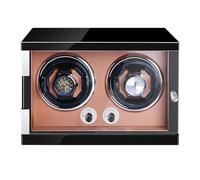 Scatola Automatico Carica Orologio Per 1/2 Orologi La Rotazione Automatici Watch Winder Con Runner Da Tavola Morbido Ed Elastico Della Batteria O Alimentatore