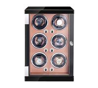 Scatola Automatico Per 4/6 Orologi Automatici Watch Winder Con Motore Giapponese Ultra-silenzioso Rotazione Si Ferma All'apertura Della Porta