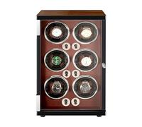 Scatola Automatico Per 4/6 Orologi Automatici Watch Winder Con Motore Giapponese Ultra-silenzioso Rotazione Si Ferma All'apertura Della Porta