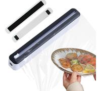 Scatola avvolgente, dispenser per pellicola trasparente, strumento per avvolgere la ventosa, fibbia elastica, supporto per frigorifero per conservare la pellicola della cucina, taglierina facile e