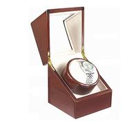 Scatola Avvolgitore For Orologio Singolo, Carica Automatica Controllo Della | Manopola Finitura In Legno Di Pianoforte Motore Silenzioso