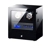 Scatola avvolgitrice Automatica per Orologi e Gioielli, cassetto portaoggetti, Controllo Touch Screen LCD con retroilluminazione a LED, Motore Silenzioso, 4+2 avvolgitori